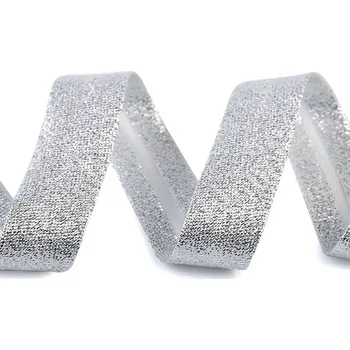 Šikmý proužek šíře 20 mm zažehlený stříbrný, zlatý