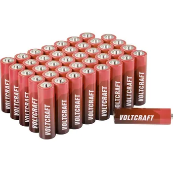 RC náhradní díl VOLTCRAFT Industrial LR6 tužková baterie AA alkalicko-manganová, 3000 mAh, 1.5 V, 40 ks
