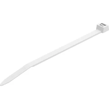 Stahovací páska OBO Bettermann 2331800, 565 2.5x75 WS, stahovací pásky, 2.5 mm, 75 mm, bílá, 100 ks