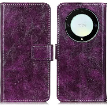 Pouzdro na tablet VSECHNONAMOBIL 56363 RETRO Peněženkový obal Honor Magic5 Lite fialový