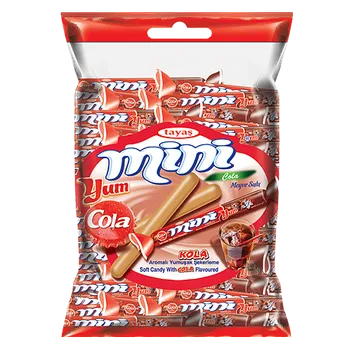 Bonbon MINI YUM ovocné karamely tyčky 700 g COLA (ovocné karamely - tyčky 8 cm / balení cca 100 ks)