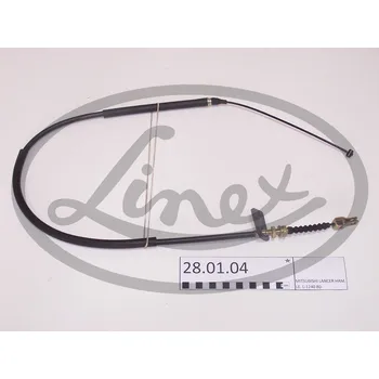 Lanko parkovací brzdy Tazne lanko, provozni brzda, , MT402434, LINEX, 28.01.04