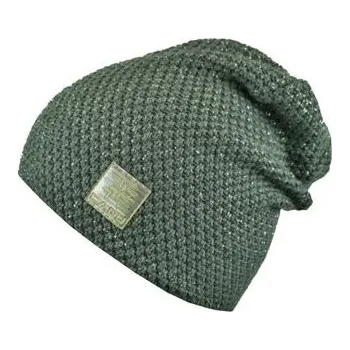 Čepice slabá dětská pletená čepice s lurexem 686 Capu šedá velikost 48-50