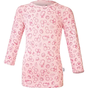 Little Angel tričko smyk DR TISK Outlast® - sv.starorůžová myšky Velikost: 92