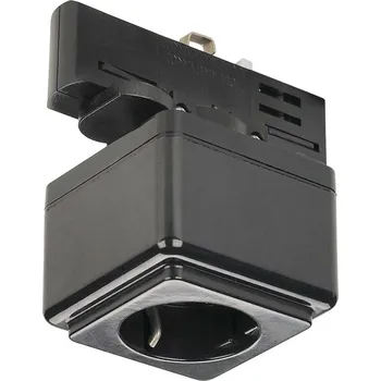 Bodové svítidlo BIG WHITE ZÁSUVKA, pro vysokonapěťovou 3fázovou nástavnou přípojnici EUTRAC, černá 145700