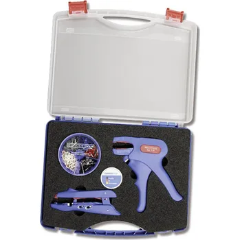 Kleště WEICON TOOLS 10039670 krimpovací sada dutiny na kabely, 0.5 do 6 mm², vč. odizolovacích kleští, vč. sortimentu dutin na