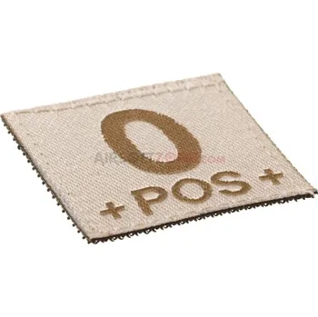 Nášivka Nášivka Claw Gear Bloodgroup 0 POS - desert