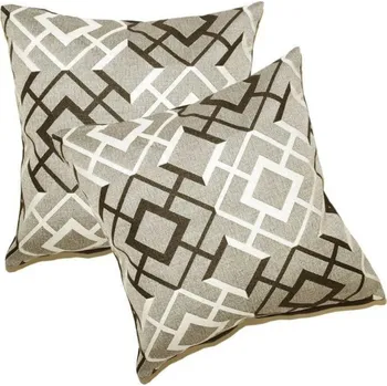 Polštář Návleky na polštář, Adam, černý , 43 x 43 cm 2 kusy