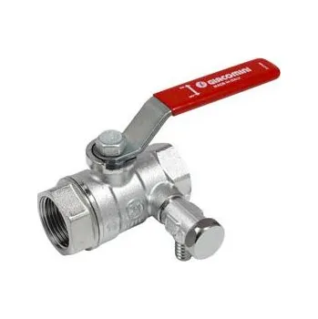 Vodovodní kohout Kohout kulový R250DS FF 5/4", s odvodněním, páka, voda, Giacomini R250SX006