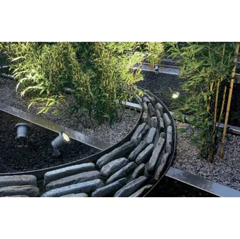 SLV 227418 Nautilus Spike LED zahradní reflektor sada 3 ks halogenová žárovka, LED GU10 35 W hliník