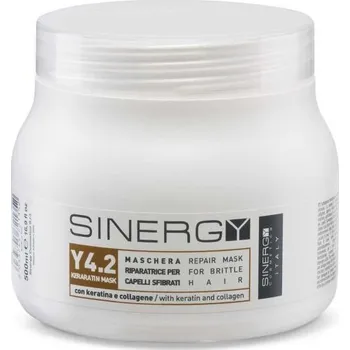 Vlasová regenerace Sinergy Cosmetics Sinergy Y4.2 Keratin Reconstruction Mask 500ml - Rekonstrukční maska s keratinem