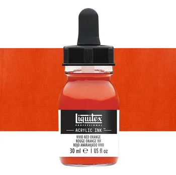 Akrylový inkoust Liquitex 30ml - Vivid Red Orange