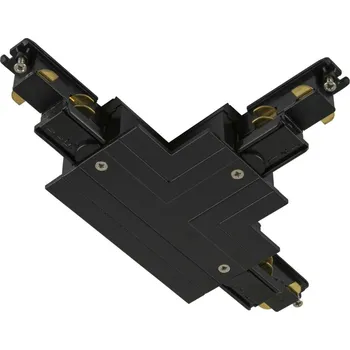 Příslušenství pro svítidlo BIG WHITE (SLV) T-spojka pro S-TRACK 3fázovou montážní lištu, uzemnění vnější vlevo, černá, DALI 1006529