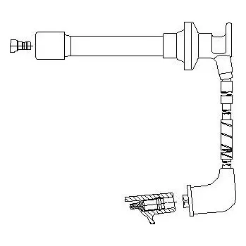 Zapalovací kabel zapalovací kabel, , BREMI, 659F47