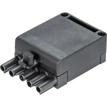 Síťový konektor Wieland Electric 93.732.4553.0 kabelová spojka (pouzdro) černá 1 ks