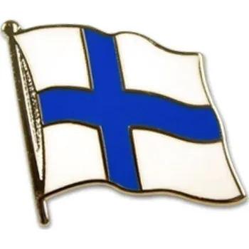 Odznak (pins) 20mm vlajka Finsko - barevný