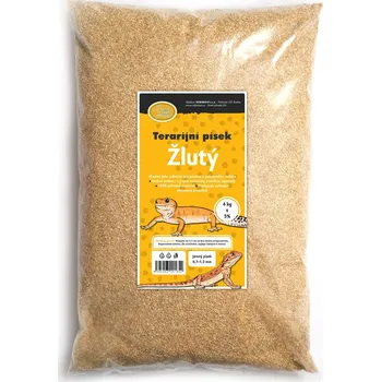 Robimaus Terarijní písek žlutý 4 kg Hrubost: Jemný