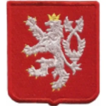 Nášivka Nášivka znak Čechy 6x6,8 cm - barevná