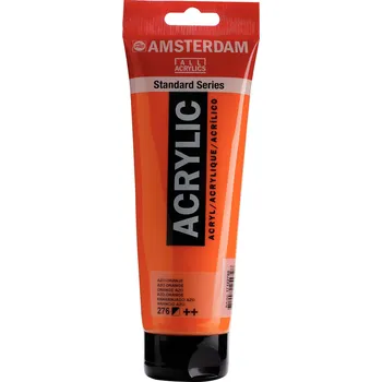 Vodová barva Akrylová barva Amsterdam Standard - 276 Azo Orange Objem: 250 ml