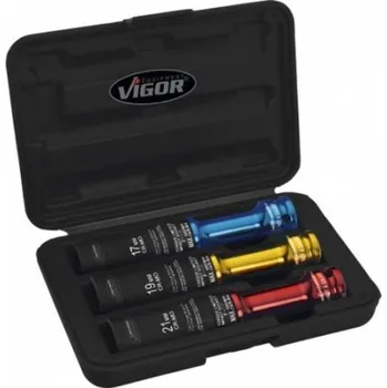 Autodílna Sada úderových nástrčných klíčů, extra dlouhé, , VIGOR, V1762