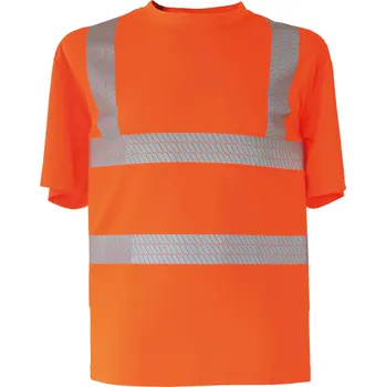 Pánské tričko Korntex Alhambra Reflexní HI-VIS tričko KX072 Signal Orange XL