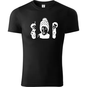 Chlapecké tričko Fenomeno Dětské tričko Sám doma - černé Velikost: 110 cm/4 roky