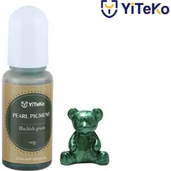 Perleťový pigment do pryskyřice YiTeKo Blackish green 19 10ml