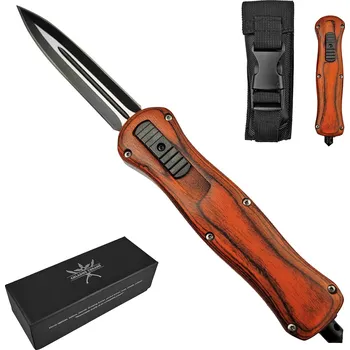 Bojový nůž CHZ Čelní vystřelovací nůž "WOODEN SHOOTER"