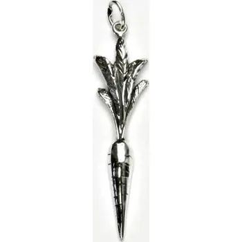 Přívěsek Stříbrný přívěsek mrkev - P358 (Stříbrná mrkev)