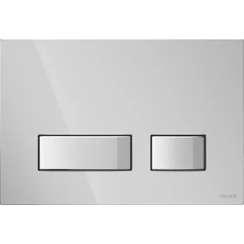 Splachovací tlačítko Cersanit Movi splachovací tlačítko pro WC lesklý chrom K97-515