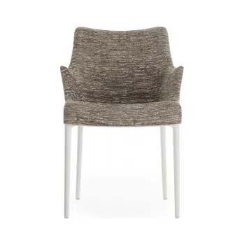 Jídelní židle Eleganza Nia bílá šedivá