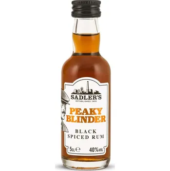 Rum MINI Peaky Blinder Black Spiced Rum 40% 0,05 l