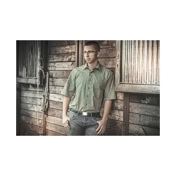Pánská košile Pánská košile s krátkým rukávem ze 100% bavlny model 124118 LUKO: 50