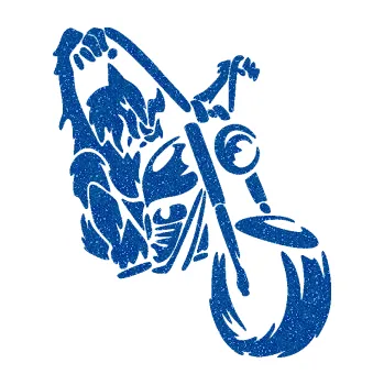 Polep vozidla SAMOLEPKA Motorkář 015 pravá harley (88 - Ultra Metalic modrá) NA AUTO, NÁLEPKA, FÓLIE, POLEP, TUNING, VLASTNÍ TEXT, TISK, AUTOSAMOLEPKY.cz, POLEPY, OBRÁZEK, LOGO, SAMOLEPKY