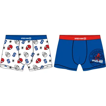Chlapecké spodní prádlo EPlus Chlapecké boxerky - Spiderman, bílé Velikost - děti: 128/134