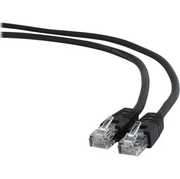 Počítač Gembird patch kabel Cat6 UTP, 2 m, černý PP6U-2M/BK