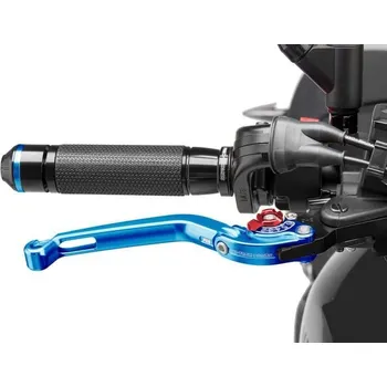 Páčka brzdy bez adaptéru PUIG 160AR skládací modrá/červená