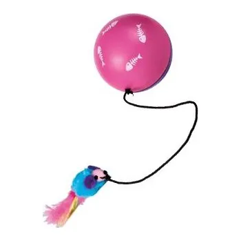 Hračka pro kočku Hračka kočka Míč s motorkem a myší TURBININO 1ks TR