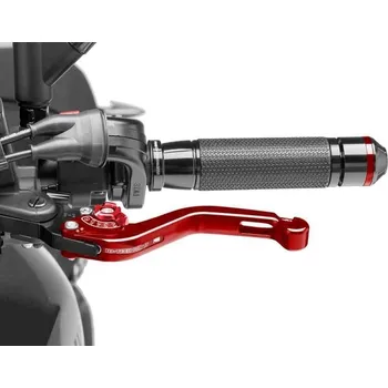 Páčka spojky bez adaptéru PUIG 280RR krátké červená/červená