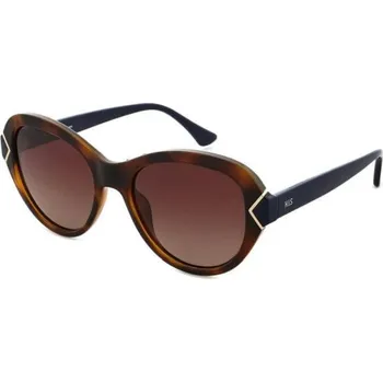 Sluneční brýle HIS 38100S hnědá lesk modrá, čočka hnědá gradál polarizovaná 1