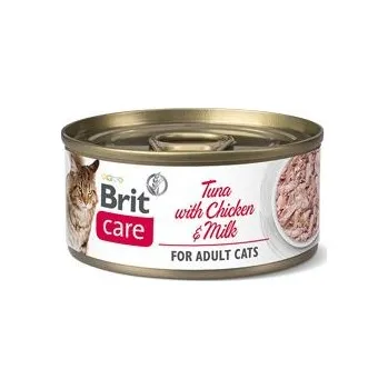 Krmivo pro kočku Brit Care Cat konz Fillets Chicken&Milk 70g
