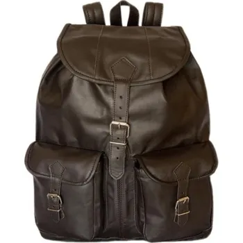 Městský batoh Batoh kůže tmavě hnědá