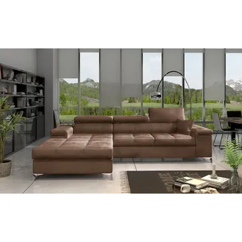 Pohovka Nábytek PEGAS s.r.o. Rohová sedací souprava RICARDO, Monolith 09, Levá