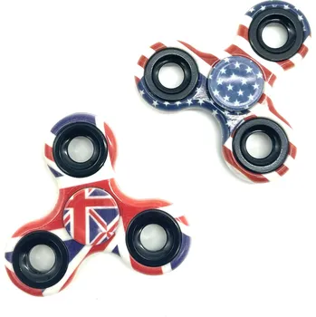 Gadget Sada antistresový Fidget Spinner US and GB flag