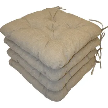 Podsedák Nábytek PEGAS Sedák UNI Maxi barva tmavě béžový melír - set 4 kusy