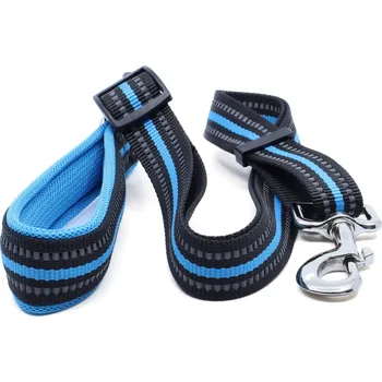 Vodítko pro psa Vsepropejska Lining vodítko s podšívkou | 88-138 cm Barva: Modrá, Šířka vodítka: 3 cm