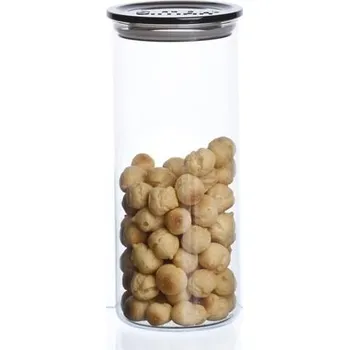 Dóza na potraviny SIMAX NÁDOBA NA POTRAVINY S ČERNÝM VÍKEM 1400ML