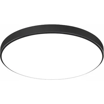 LED panel Stropní kulatý LED panel přisazený Carter - 12W černý, 22cm