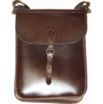 turistický batoh Lesnická brašna z hnědé hovězinové kůže