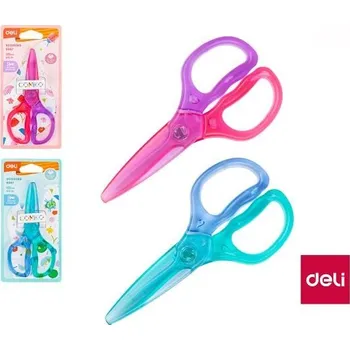 Kancelářské nůžky Nůžky dětské 120mm NEON plastové DELI E6067